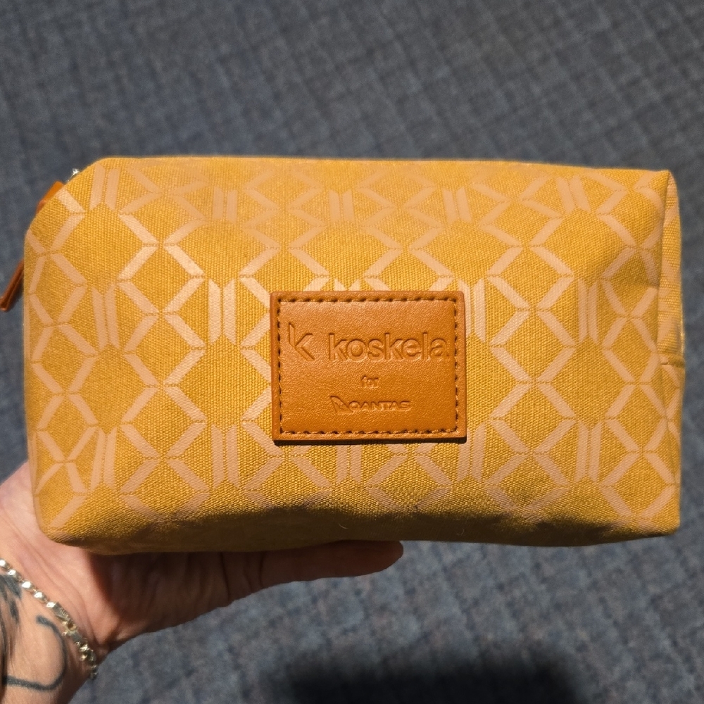 Yellow Cosmetic Bag